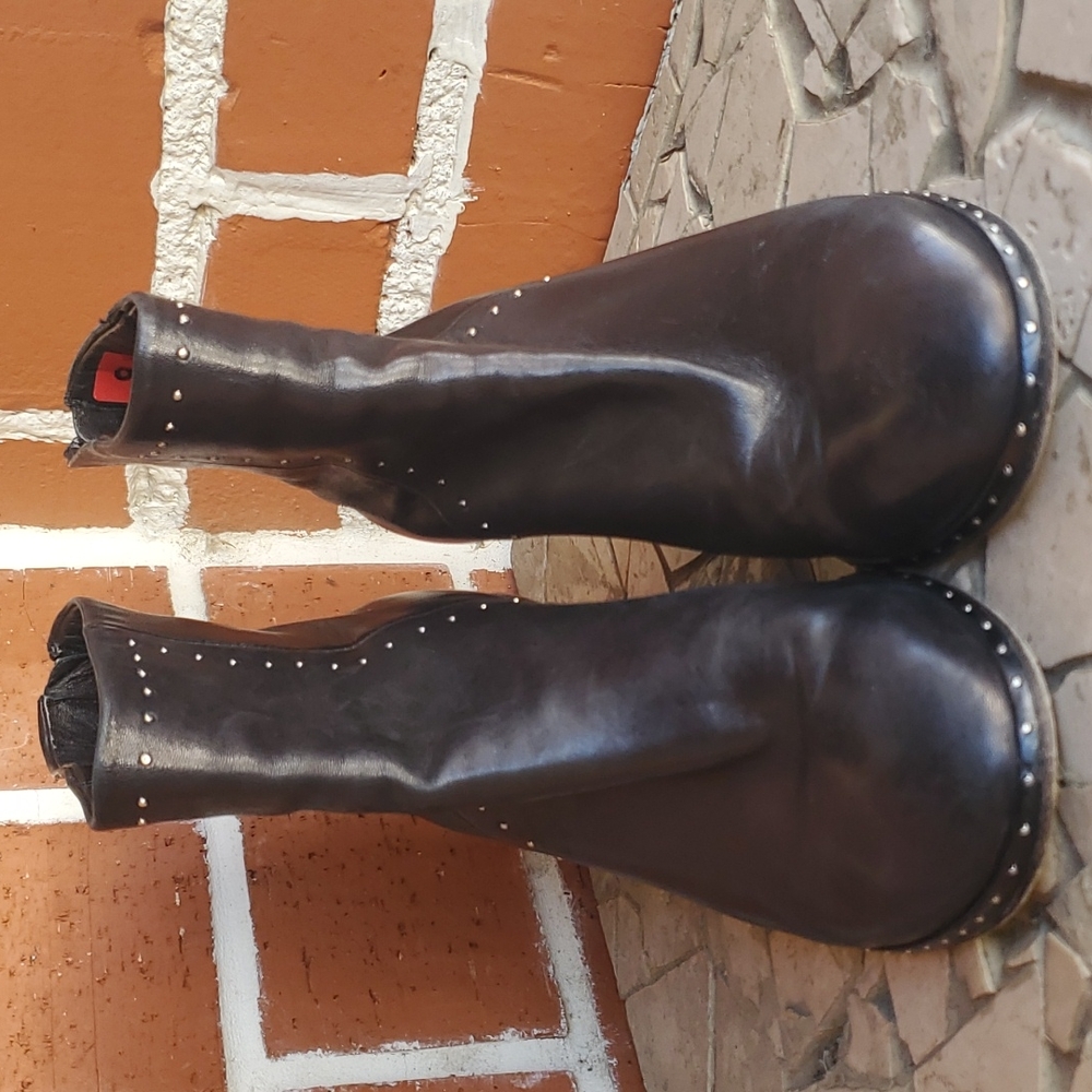 Rag And Bone Studded Chunky Heel Bootie 8 - image 6